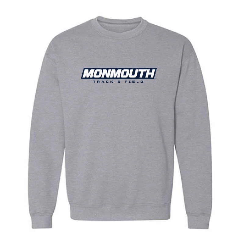 Monmouth - NCAA Women's Track & Field : Emma McKee - Classic Shersey Crewneck Sweatshirt Hoodie with Raw Hem Edgy Unfinished Monmouth - NCAA Women's Track & Field : Emma McKee - Classic Shersey Crewneck Sweatshirt Hoodie with Raw Hem Edgy Unfinished