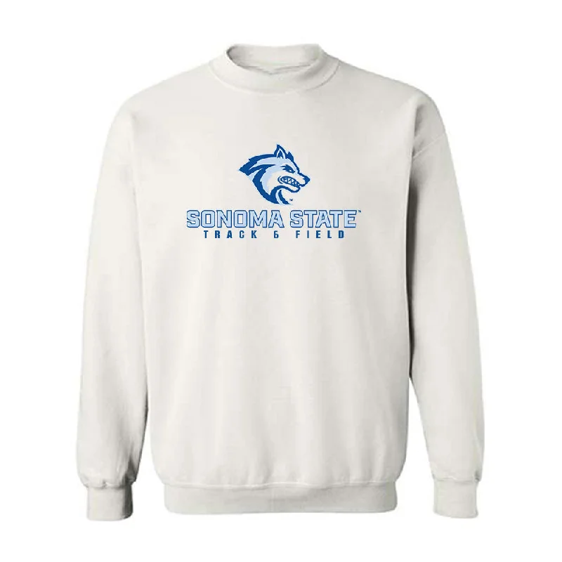 SSU - NCAA Women's Track & Field : Itzel Barrios - Classic Shersey Crewneck Sweatshirt Hoodie with Toggle Buttons Decorative Unique SSU - NCAA Women's Track & Field : Itzel Barrios - Classic Shersey Crewneck Sweatshirt Hoodie with Toggle Buttons Decorative Unique