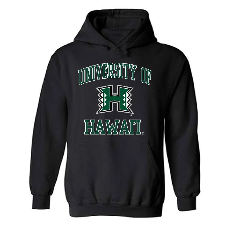 Hawaii - NCAA Women's Track & Field : Rachel Seeley - Classic Shersey Hooded Sweatshirt Hoodie with Elastic Cuffs Stretchable Comfortable Hawaii - NCAA Women's Track & Field : Rachel Seeley - Classic Shersey Hooded Sweatshirt Hoodie with Elastic Cuffs Stretchable Comfortable