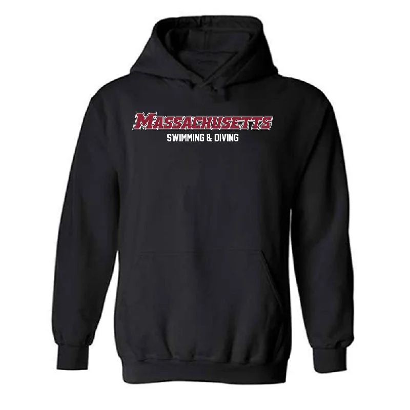 UMass - NCAA Women's Swimming & Diving : Hannah McIver - Classic Shersey Hooded Sweatshirt Hoodie with Hem Elastic Stretchable Comfortable UMass - NCAA Women's Swimming & Diving : Hannah McIver - Classic Shersey Hooded Sweatshirt Hoodie with Hem Elastic Stretchable Comfortable