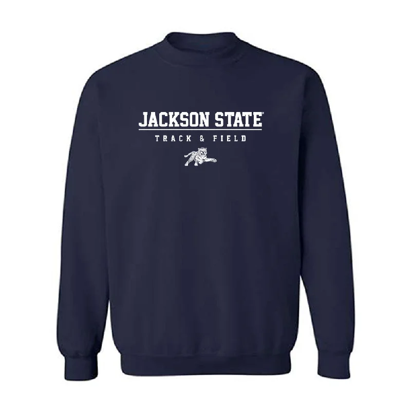 Jackson State - NCAA Women's Track & Field : Tramani Osley - Classic Shersey Crewneck Sweatshirt Graphic Hoodie Design Print Jackson State - NCAA Women's Track & Field : Tramani Osley - Classic Shersey Crewneck Sweatshirt Graphic Hoodie Design Print