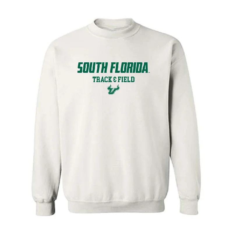 USF - NCAA Women's Track & Field : Adalin Robinson - Classic Shersey Crewneck Sweatshirt Hoodie with Monochrome Minimalist Simple USF - NCAA Women's Track & Field : Adalin Robinson - Classic Shersey Crewneck Sweatshirt Hoodie with Monochrome Minimalist Simple