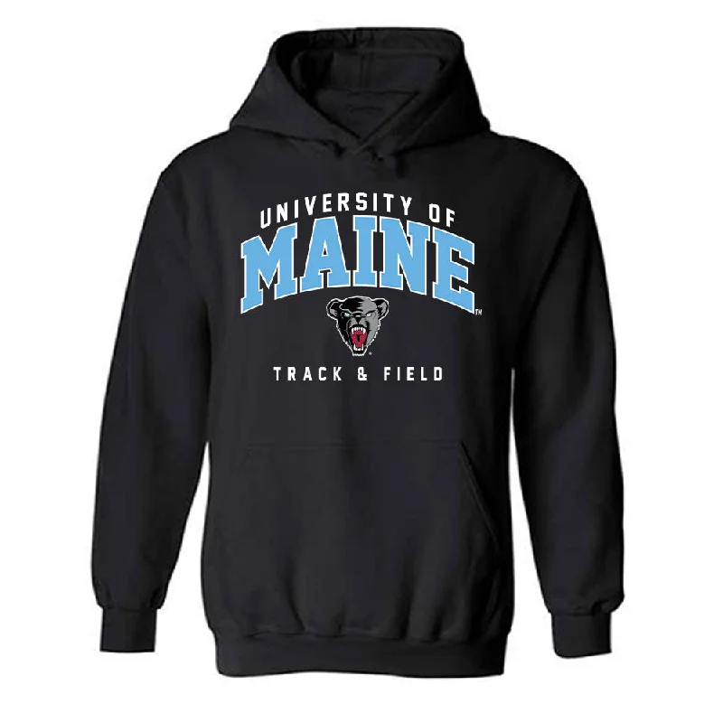 Maine - NCAA Women's Track & Field : Maddie Cyr - Classic Shersey Hooded Sweatshirt Hoodie with Side Slits Relaxed Casual Maine - NCAA Women's Track & Field : Maddie Cyr - Classic Shersey Hooded Sweatshirt Hoodie with Side Slits Relaxed Casual