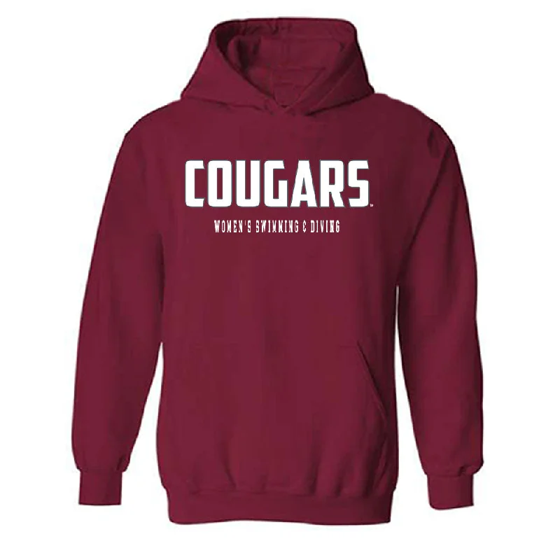 WSU - NCAA Women's Swimming & Diving : Angela Di Palo - Classic Fashion Shersey Hooded Sweatshirt Hoodie with Batwing Sleeves Loose Dramatic WSU - NCAA Women's Swimming & Diving : Angela Di Palo - Classic Fashion Shersey Hooded Sweatshirt Hoodie with Batwing Sleeves Loose Dramatic