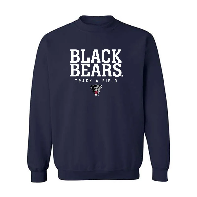 Maine - NCAA Women's Track & Field : Maddie Cyr - Classic Fashion Shersey Crewneck Sweatshirt Hoodie with Color Block Contrast Stylish Maine - NCAA Women's Track & Field : Maddie Cyr - Classic Fashion Shersey Crewneck Sweatshirt Hoodie with Color Block Contrast Stylish