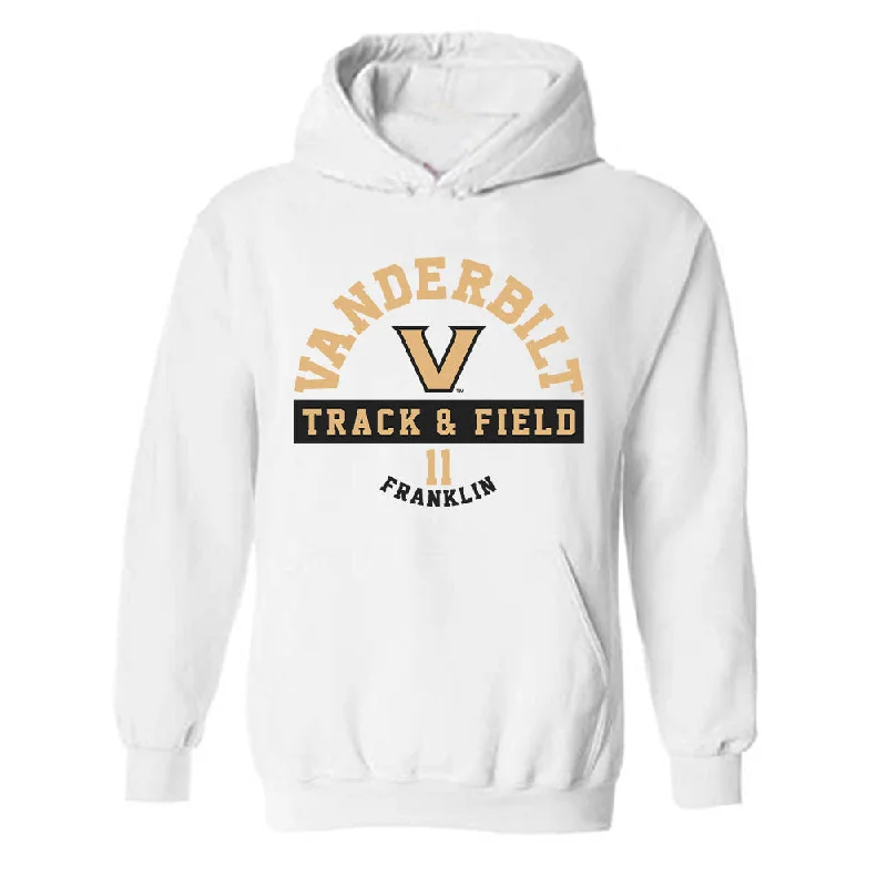 Vanderbilt - NCAA Women's Track & Field : Faith Franklin - Classic Fashion Shersey Hooded Sweatshirt Hoodie with Double Zipper Versatile Adjustable Vanderbilt - NCAA Women's Track & Field : Faith Franklin - Classic Fashion Shersey Hooded Sweatshirt Hoodie with Double Zipper Versatile Adjustable