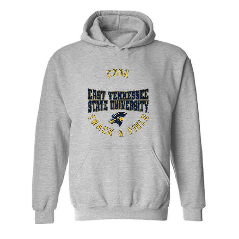 East Tennessee State - NCAA Women's Track & Field : Micailah Cook - Classic Fashion Shersey Hooded Sweatshirt Hoodie with Rhinestones Sparkly Elegant East Tennessee State - NCAA Women's Track & Field : Micailah Cook - Classic Fashion Shersey Hooded Sweatshirt Hoodie with Rhinestones Sparkly Elegant