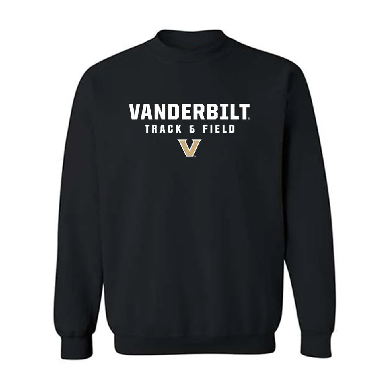 Vanderbilt - NCAA Women's Track & Field : Faith Franklin - Classic Shersey Crewneck Sweatshirt Hoodie with Hidden Zipper Minimalist Clean Vanderbilt - NCAA Women's Track & Field : Faith Franklin - Classic Shersey Crewneck Sweatshirt Hoodie with Hidden Zipper Minimalist Clean