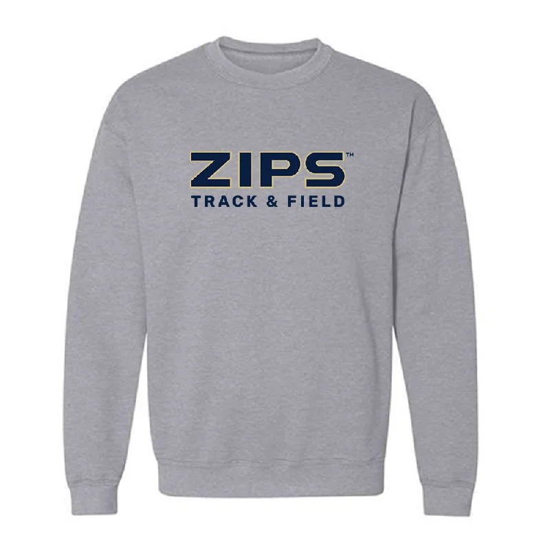 Akron - NCAA Women's Track & Field : Joy Nwokike - Classic Fashion Shersey Crewneck Sweatshirt Hoodie with Ribbed Cuffs Snug Fit Comfort Akron - NCAA Women's Track & Field : Joy Nwokike - Classic Fashion Shersey Crewneck Sweatshirt Hoodie with Ribbed Cuffs Snug Fit Comfort