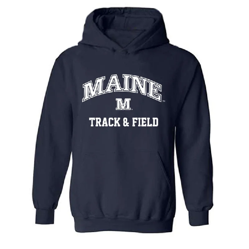 Maine - NCAA Women's Track & Field : Maddie Cyr - Classic Shersey Hooded Sweatshirt Hoodie with Lace Feminine Delicate Maine - NCAA Women's Track & Field : Maddie Cyr - Classic Shersey Hooded Sweatshirt Hoodie with Lace Feminine Delicate