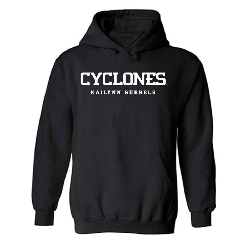Iowa State - NCAA Women's Track & Field : Kailynn Gubbels - Classic Fashion Shersey Hooded Sweatshirt Hoodie with Magnetic Closure Innovative Modern Iowa State - NCAA Women's Track & Field : Kailynn Gubbels - Classic Fashion Shersey Hooded Sweatshirt Hoodie with Magnetic Closure Innovative Modern