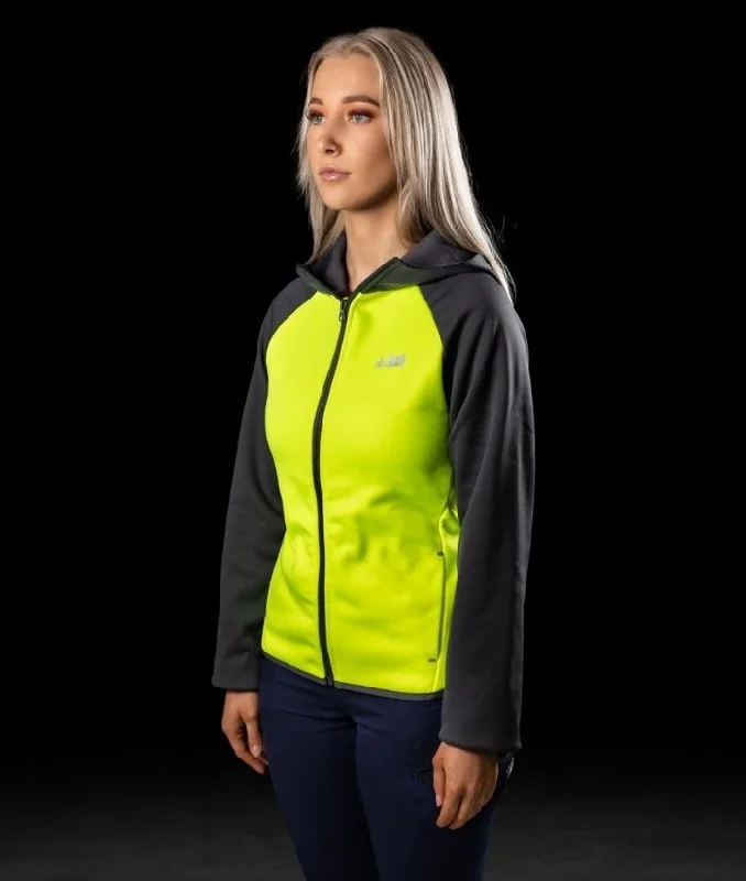Bad Womens Waterproof Endurance Hi Vis Hoodie Hoodie with Zipper Placket Modern Functional Bad Womens Waterproof Endurance Hi Vis Hoodie Hoodie with Zipper Placket Modern Functional