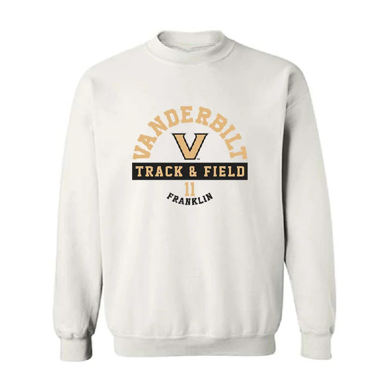 Vanderbilt - NCAA Women's Track & Field : Faith Franklin - Classic Fashion Shersey Crewneck Sweatshirt Hoodie with V-Neck Classic Versatile Vanderbilt - NCAA Women's Track & Field : Faith Franklin - Classic Fashion Shersey Crewneck Sweatshirt Hoodie with V-Neck Classic Versatile