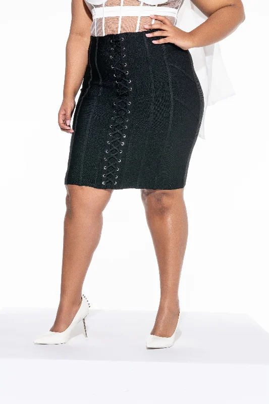 PLUS ON MY WAY PENCIL BANDAGE SKIRT relaxed fit skirt