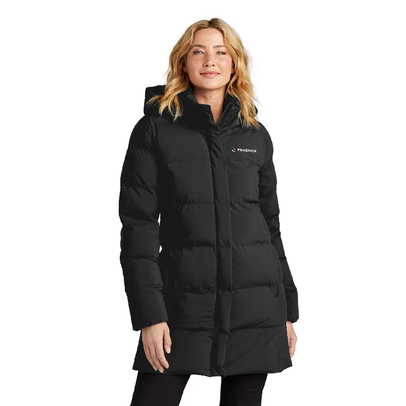 Mercer & Mettle Women's Puffy Parka Comfortable Sherpa-Lined Parka