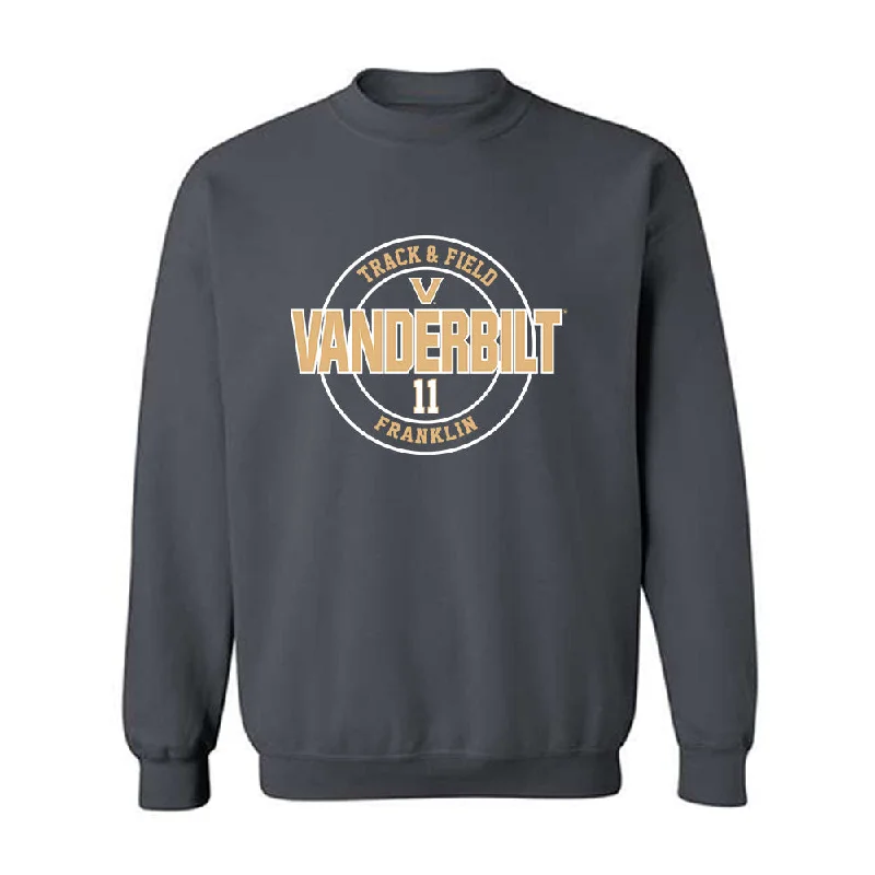 Vanderbilt - NCAA Women's Track & Field : Faith Franklin - Classic Fashion Shersey Crewneck Sweatshirt Hoodie with Elastic Cuffs Stretchable Comfortable Vanderbilt - NCAA Women's Track & Field : Faith Franklin - Classic Fashion Shersey Crewneck Sweatshirt Hoodie with Elastic Cuffs Stretchable Comfortable