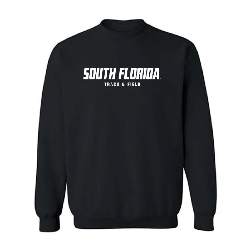 USF - NCAA Women's Track & Field : Adalin Robinson - Classic Fashion Shersey Crewneck Sweatshirt Hoodie with Button Placket Classic Preppy USF - NCAA Women's Track & Field : Adalin Robinson - Classic Fashion Shersey Crewneck Sweatshirt Hoodie with Button Placket Classic Preppy