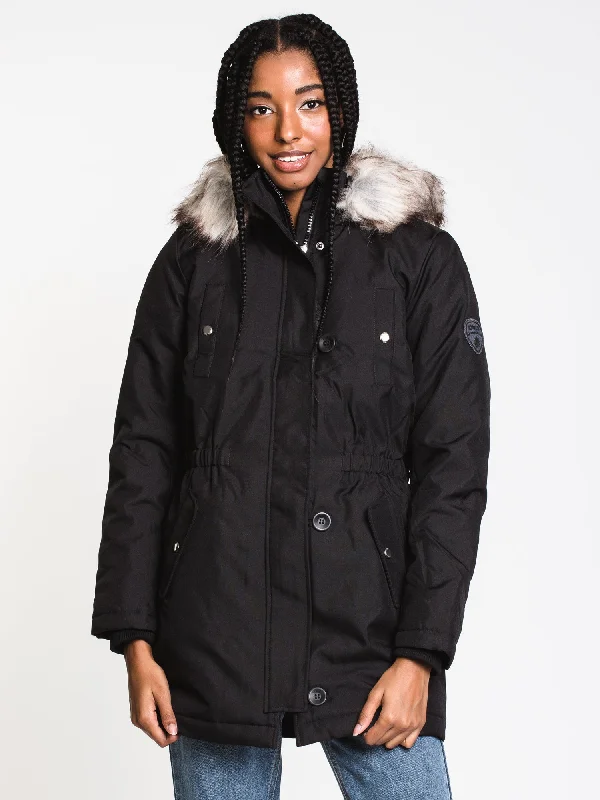 ONLY IRIS FUR PARKA  - CLEARANCE Quilted Fitted Parka Coat
