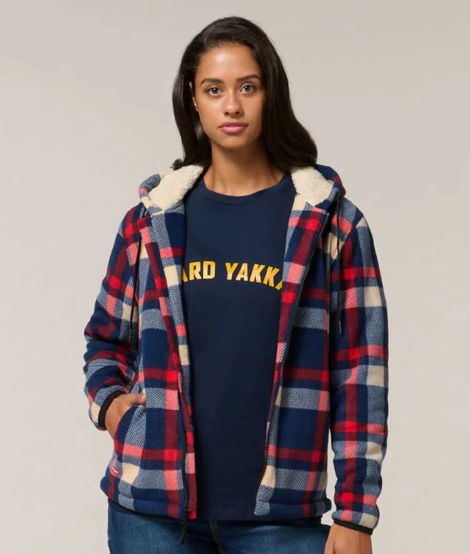 Womens Check Zoodie - Hoodie Jacket Hoodie with Elastic Waist Stretchable Comfortable Womens Check Zoodie - Hoodie Jacket Hoodie with Elastic Waist Stretchable Comfortable