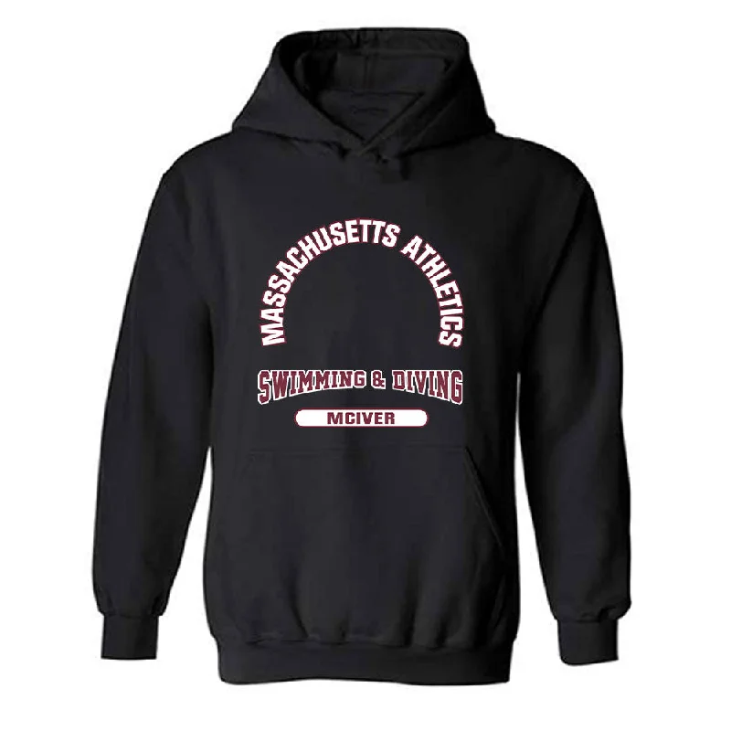UMass - NCAA Women's Swimming & Diving : Hannah McIver - Classic Fashion Shersey Hooded Sweatshirt Hoodie with Elastic Waist Stretchable Comfortable UMass - NCAA Women's Swimming & Diving : Hannah McIver - Classic Fashion Shersey Hooded Sweatshirt Hoodie with Elastic Waist Stretchable Comfortable