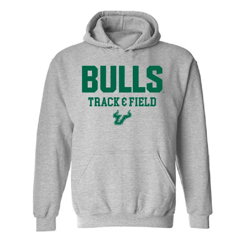 USF - NCAA Women's Track & Field : Adalin Robinson - Classic Shersey Hooded Sweatshirt Hoodie with Full-Zip Functional Layering USF - NCAA Women's Track & Field : Adalin Robinson - Classic Shersey Hooded Sweatshirt Hoodie with Full-Zip Functional Layering