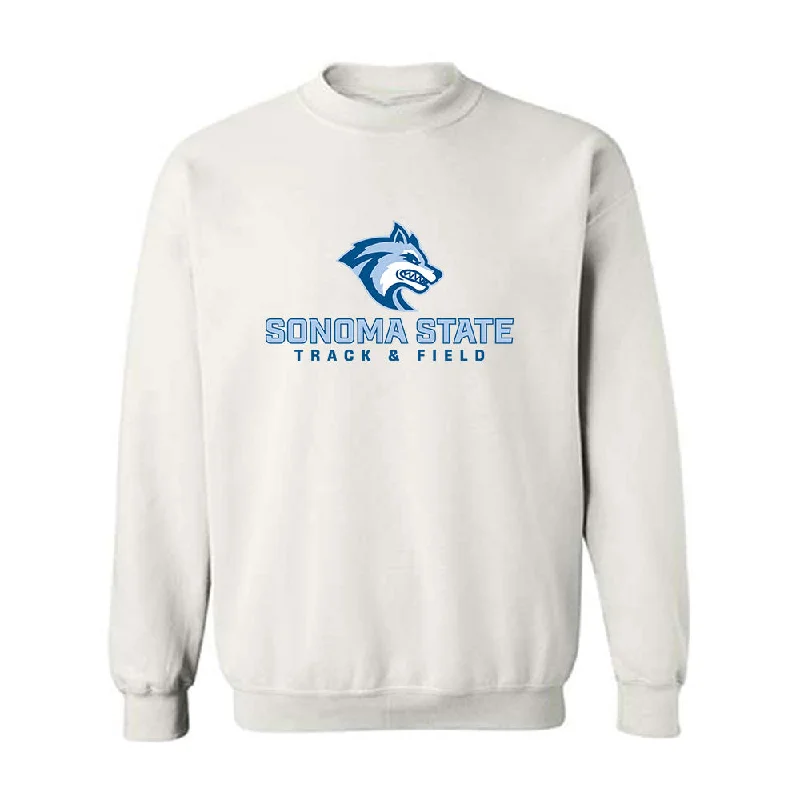 SSU - NCAA Women's Track & Field : Itzel Barrios - Classic Shersey Crewneck Sweatshirt Hoodie with Tied Waist Feminine Flattering SSU - NCAA Women's Track & Field : Itzel Barrios - Classic Shersey Crewneck Sweatshirt Hoodie with Tied Waist Feminine Flattering