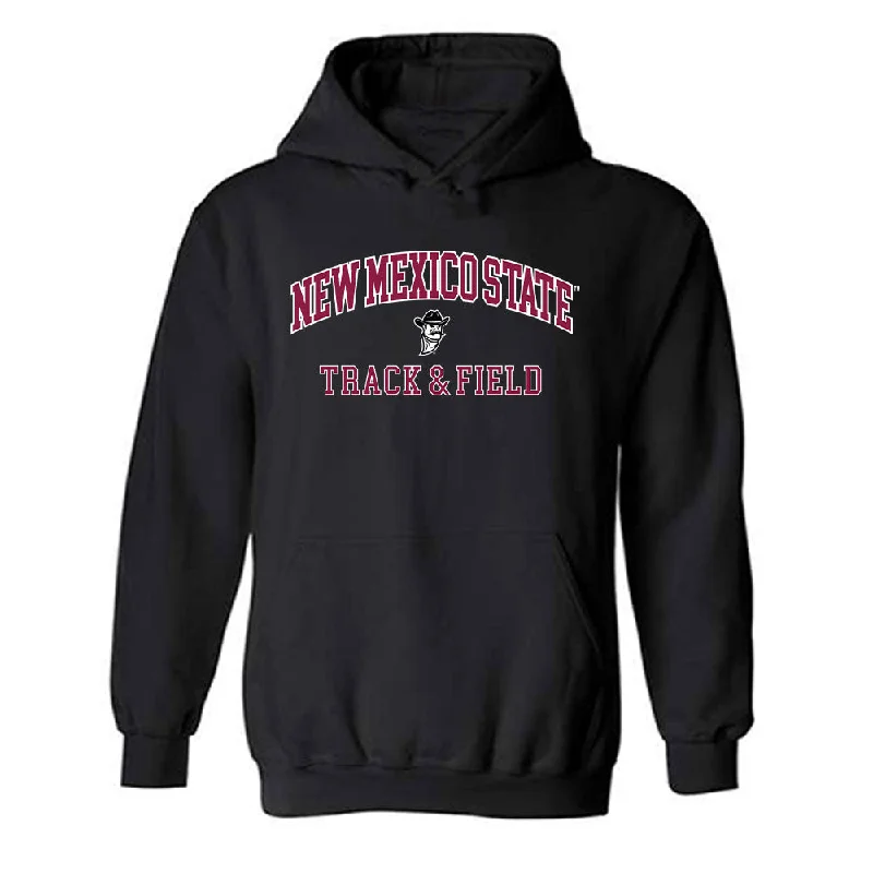 NMSU - NCAA Women's Track & Field : Grace Pendarvis - Classic Fashion Shersey Hooded Sweatshirt Hoodie with Hem Elastic Stretchable Comfortable NMSU - NCAA Women's Track & Field : Grace Pendarvis - Classic Fashion Shersey Hooded Sweatshirt Hoodie with Hem Elastic Stretchable Comfortable