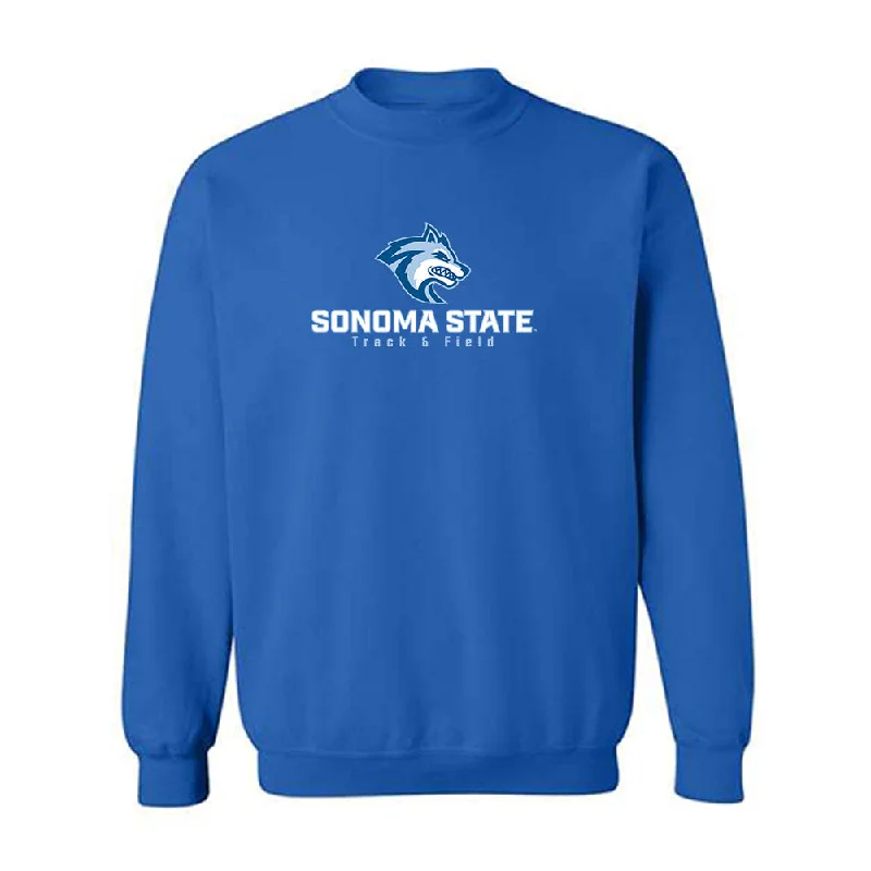 SSU - NCAA Women's Track & Field : Itzel Barrios - Generic Shersey Crewneck Sweatshirt Hoodie with Set-In Sleeves Structured Classic SSU - NCAA Women's Track & Field : Itzel Barrios - Generic Shersey Crewneck Sweatshirt Hoodie with Set-In Sleeves Structured Classic