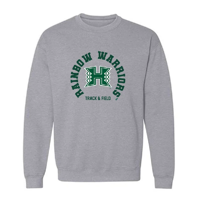 Hawaii - NCAA Women's Track & Field : Samaria Vital - Classic Shersey Crewneck Sweatshirt Hoodie with Batwing Sleeves Loose Dramatic Hawaii - NCAA Women's Track & Field : Samaria Vital - Classic Shersey Crewneck Sweatshirt Hoodie with Batwing Sleeves Loose Dramatic