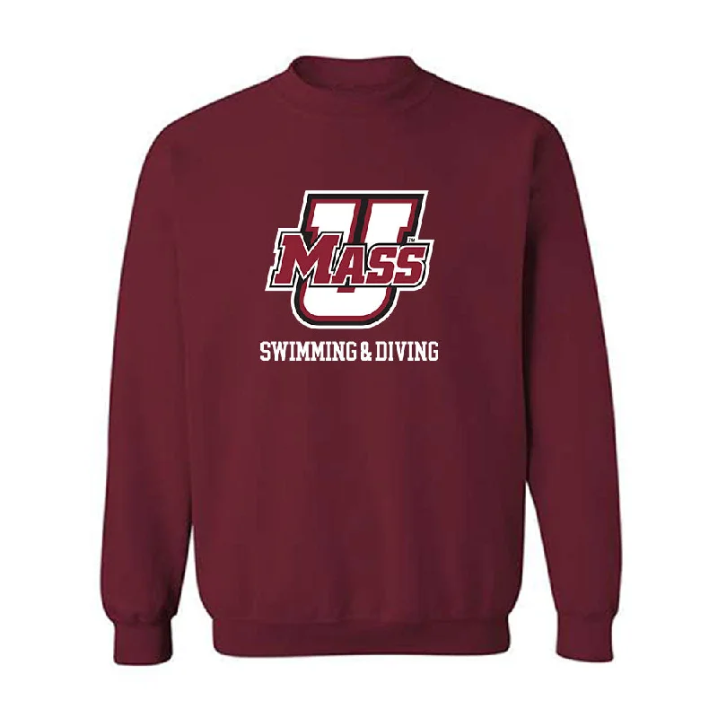 UMass - NCAA Women's Swimming & Diving : Diya Ackerman-Vallala - Classic Fashion Shersey Crewneck Sweatshirt Hoodie with Hem Frayed Vintage Worn UMass - NCAA Women's Swimming & Diving : Diya Ackerman-Vallala - Classic Fashion Shersey Crewneck Sweatshirt Hoodie with Hem Frayed Vintage Worn