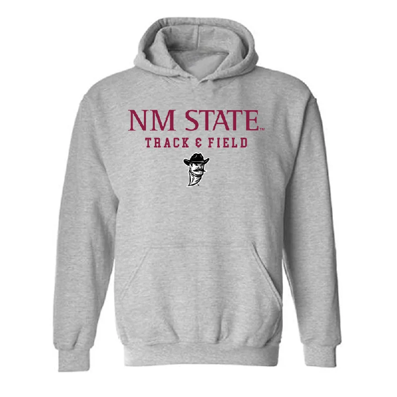 NMSU - NCAA Women's Track & Field : Grace Pendarvis - Classic Shersey Hooded Sweatshirt Hoodie Sweatshirt Pullover NMSU - NCAA Women's Track & Field : Grace Pendarvis - Classic Shersey Hooded Sweatshirt Hoodie Sweatshirt Pullover