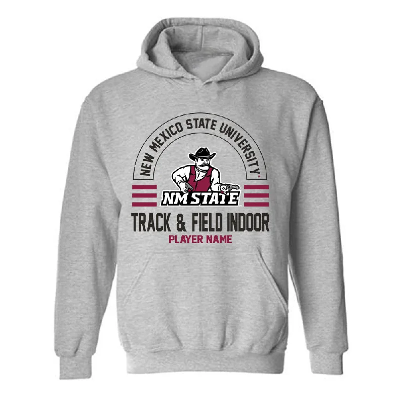 NMSU - NCAA Women's Track & Field : Grace Pendarvis - Classic Fashion Shersey Hooded Sweatshirt Hoodie with Thumb Holes Functional Cozy NMSU - NCAA Women's Track & Field : Grace Pendarvis - Classic Fashion Shersey Hooded Sweatshirt Hoodie with Thumb Holes Functional Cozy