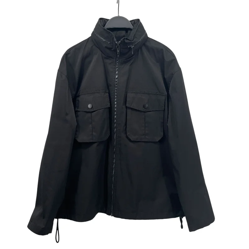 KARL LAGERFELD/Jacket/S/Polyester/BLK/Puff Print On Back Fleece Jacket Down Jacket Feather Jacket KARL LAGERFELD/Jacket/S/Polyester/BLK/Puff Print On Back Fleece Jacket Down Jacket Feather Jacket