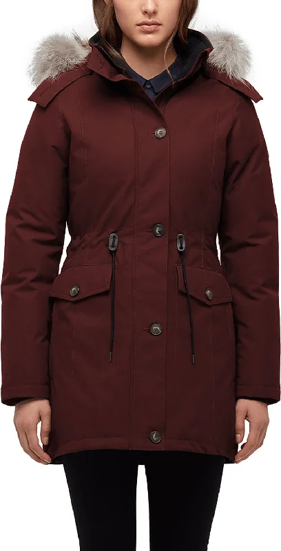 Laurentia Coyote Fur Down Parka - Women's|-|Parka en duvet avec fourrure de coyote Laurentia - Femme Soft Lining Parka Jacket Laurentia Coyote Fur Down Parka - Women's|-|Parka en duvet avec fourrure de coyote Laurentia - Femme Soft Lining Parka Jacket