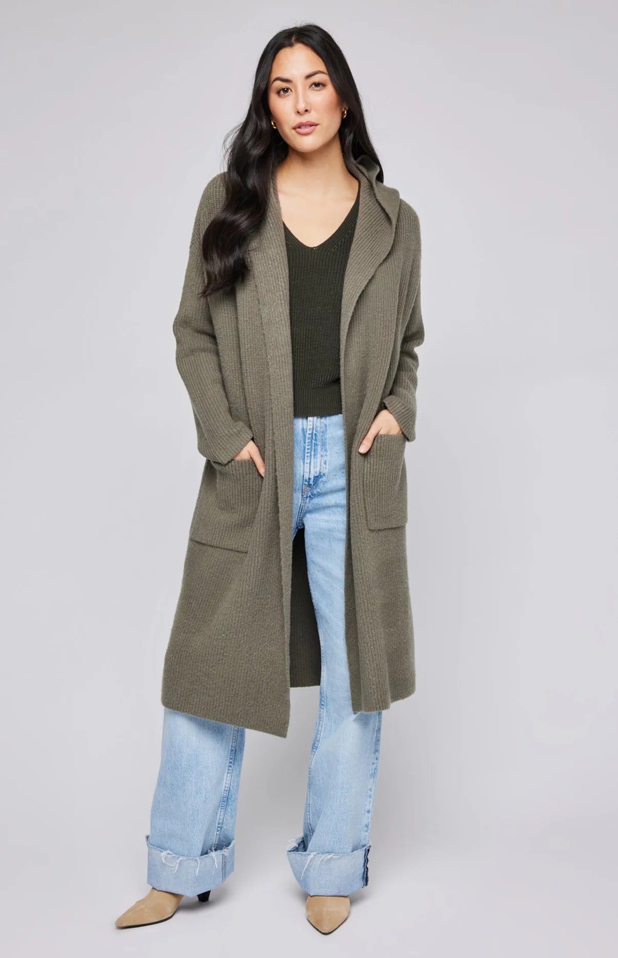Gentle Fawn Maeve Cardigan Spandex Rayon Corduroy