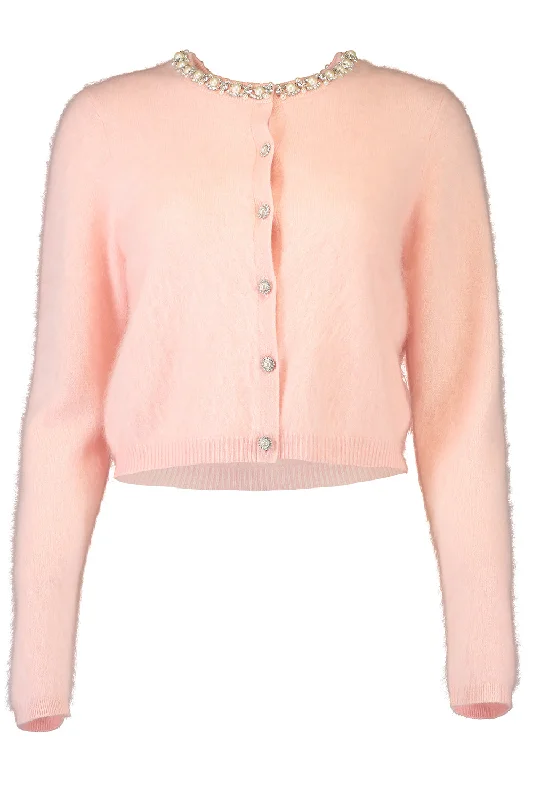 Dollie Cardigan - Blush Elegant Classic Vintage