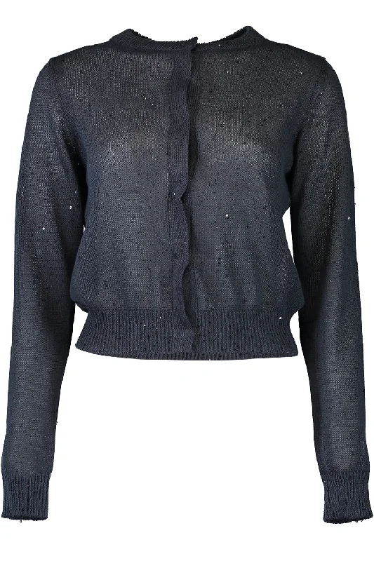 Monili Snap Cardigan Thin Thick Dense