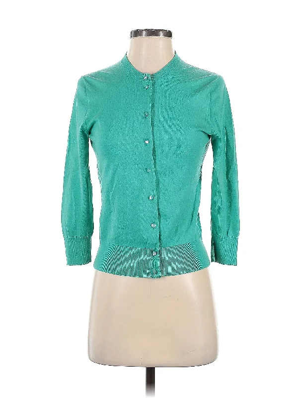 Cardigan Cashmere Blend Cotton Blend Poly Blend