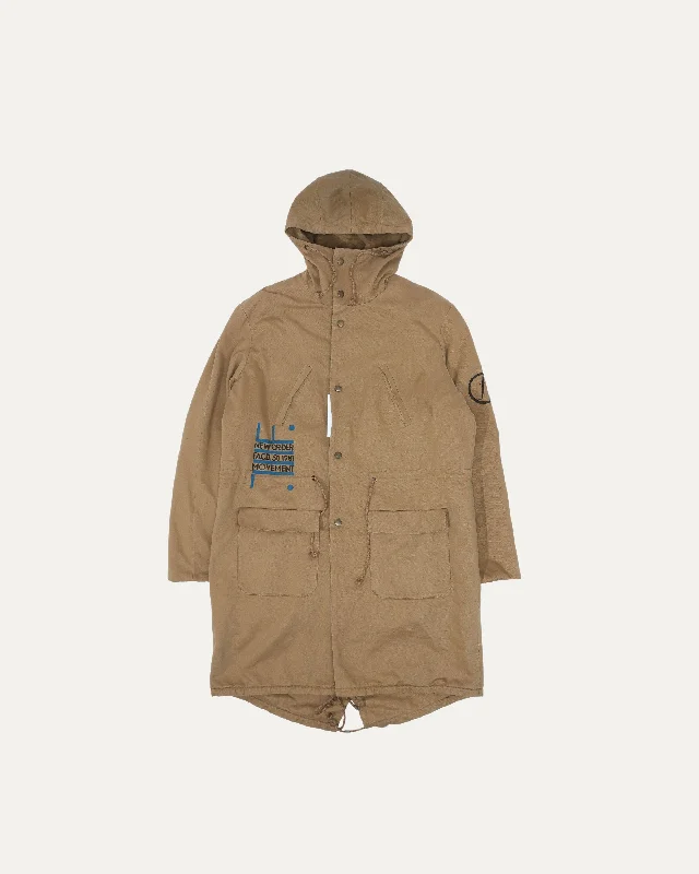 Redux AW03 New Order Power, Corruption & Lies Parka Elegant Slim Parka Jacket