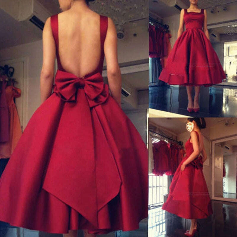 New Arrival Short Evening Dresses Backless Avond Jurken Ever Pretty Evening Gown Vestido Longo Festa Formal Dress