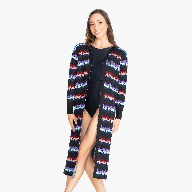 Jilly Cardigan - RDE2774 Mesh Blend Leather Blend Suede Blend