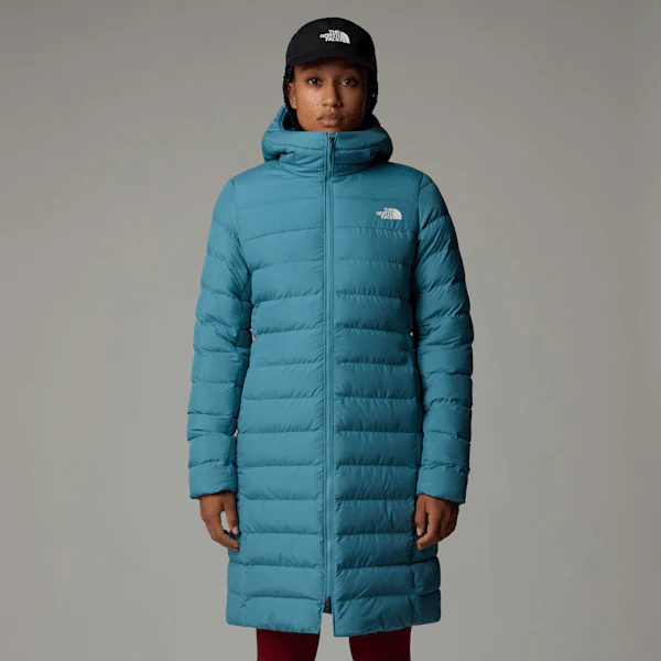 Women's The North Face | Aconcagua Hooded Parka | Algae Blue Lightweight Travel Parka Coat Women's The North Face | Aconcagua Hooded Parka | Algae Blue Lightweight Travel Parka Coat