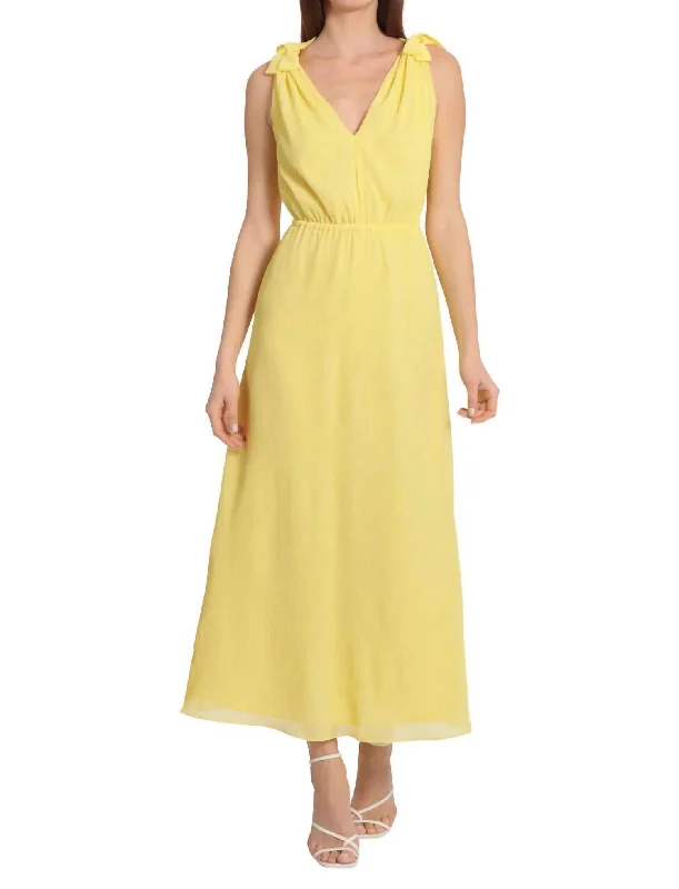 Mckenna Dress In Lemon