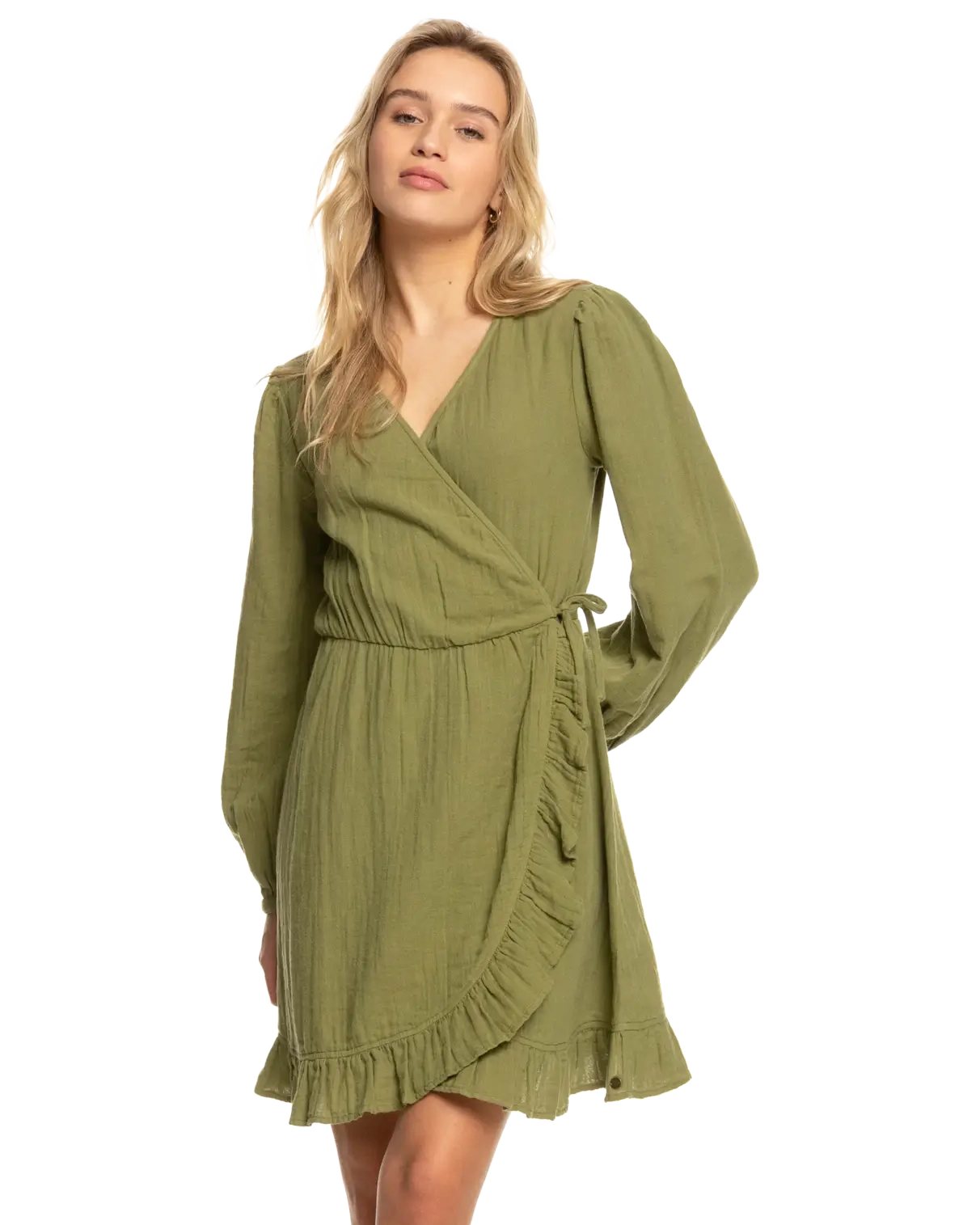 Bright & Shine Dress in Loden Green