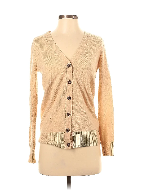 Wool Cardigan Tailored Straight A-Line