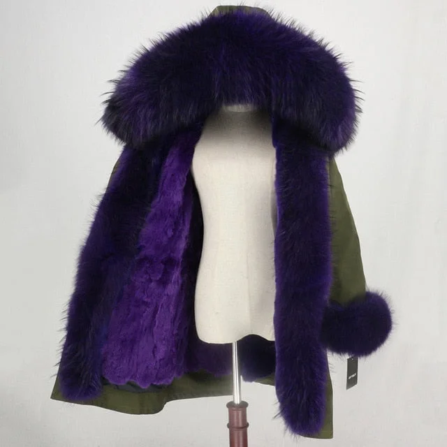 green purple
