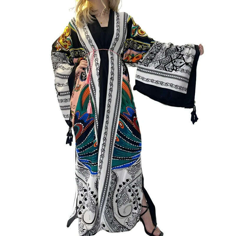 WINYI Spring dress 2021 Women KIMONO Cardigan stitch robe Cocktail sexcy Boho Maxi African Holiday Batwing Sleeve Silk Robe Plaid Cardigan Polka Dot Checkered WINYI Spring dress 2021 Women KIMONO Cardigan stitch robe Cocktail sexcy Boho Maxi African Holiday Batwing Sleeve Silk Robe Plaid Cardigan Polka Dot Checkered