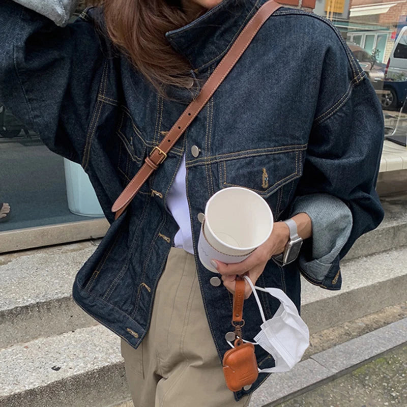Advbridge Woman Jean Jacket Women Denim Jackets Female Autumn Winter High Street Gothic Long Sleeve Denim Coat Woman Cardigan Outwear Crew Neck V-Neck Turtle Neck Advbridge Woman Jean Jacket Women Denim Jackets Female Autumn Winter High Street Gothic Long Sleeve Denim Coat Woman Cardigan Outwear Crew Neck V-Neck Turtle Neck