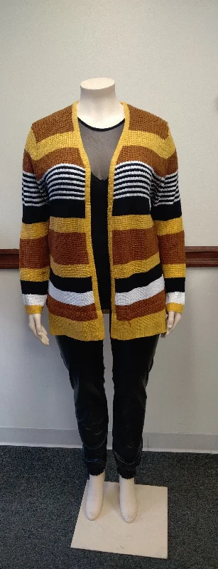 Multi Color Knit Cardigan Sweater Plus Sizes 1X-3X Satin Fabric Silk Fabric Chiffon Fabric Multi Color Knit Cardigan Sweater Plus Sizes 1X-3X Satin Fabric Silk Fabric Chiffon Fabric