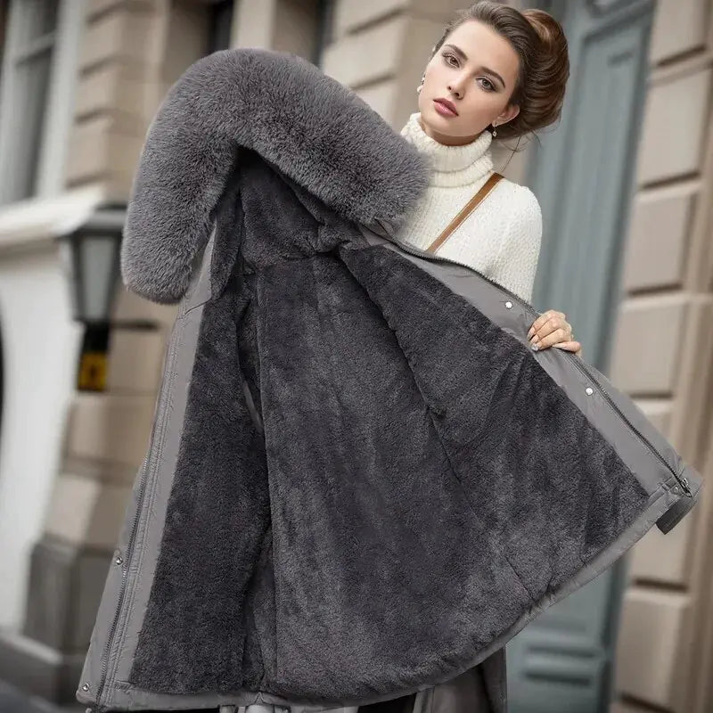 Winter Jacket Women Parka Fashion Classic Thick Winter Parka
